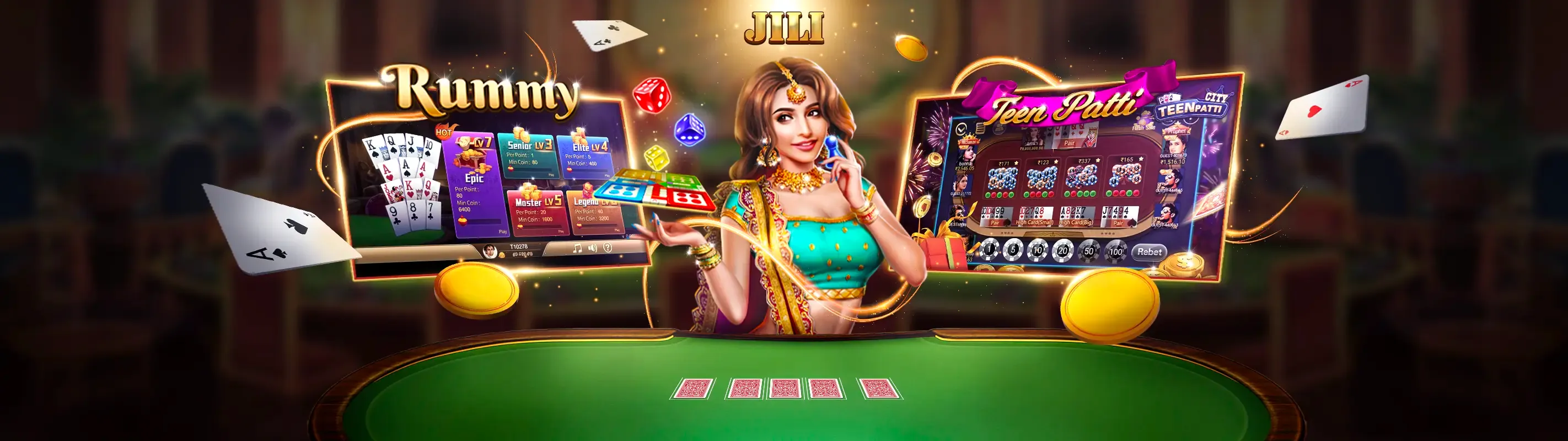 Hình ảnh bàn Baccarat sang trọng tại 566bet
